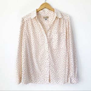Vintage Schrader Sport Printed Button Up Blouse L